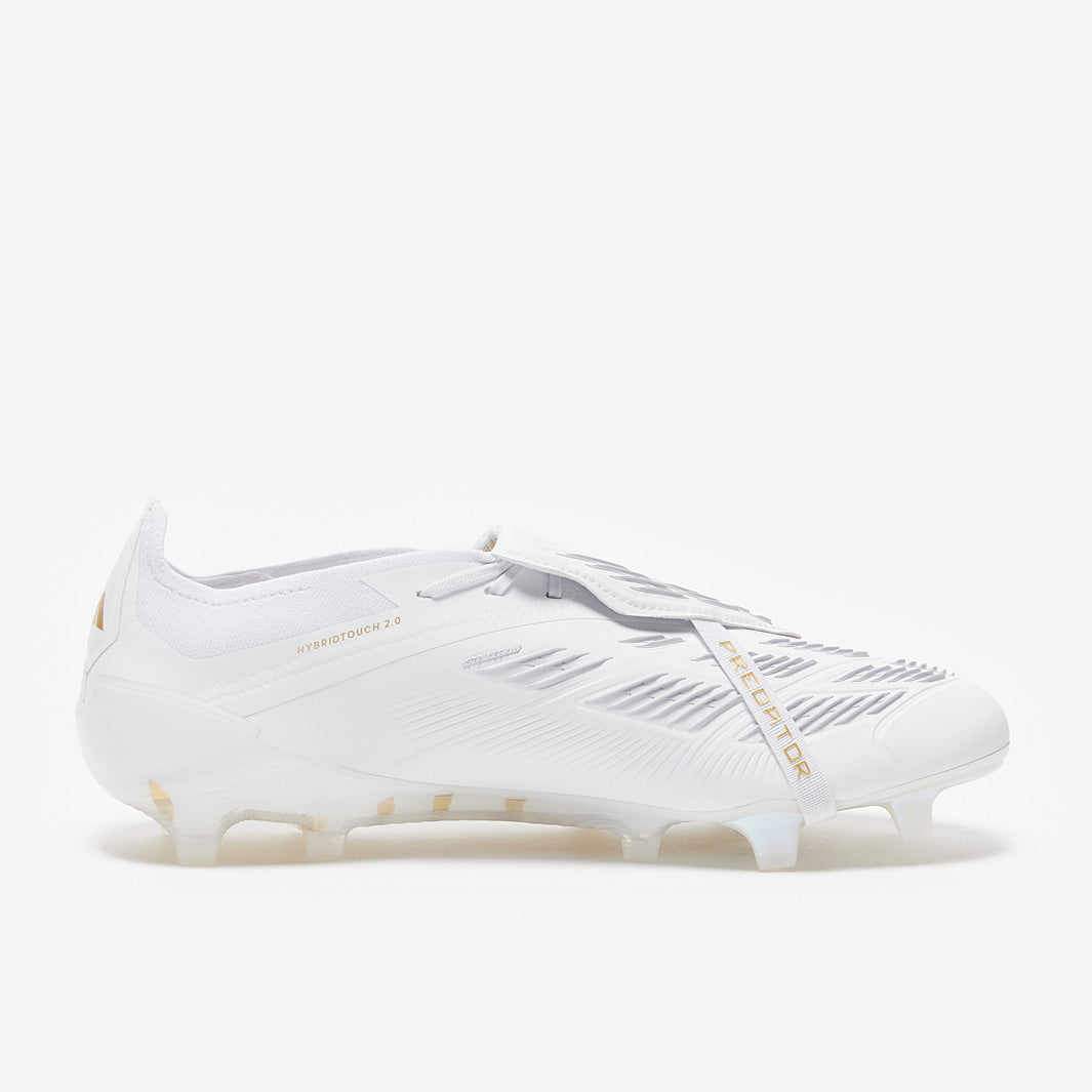 adidas Predator Elite Tongue Firm Ground - Ftwr White/Gold Met
