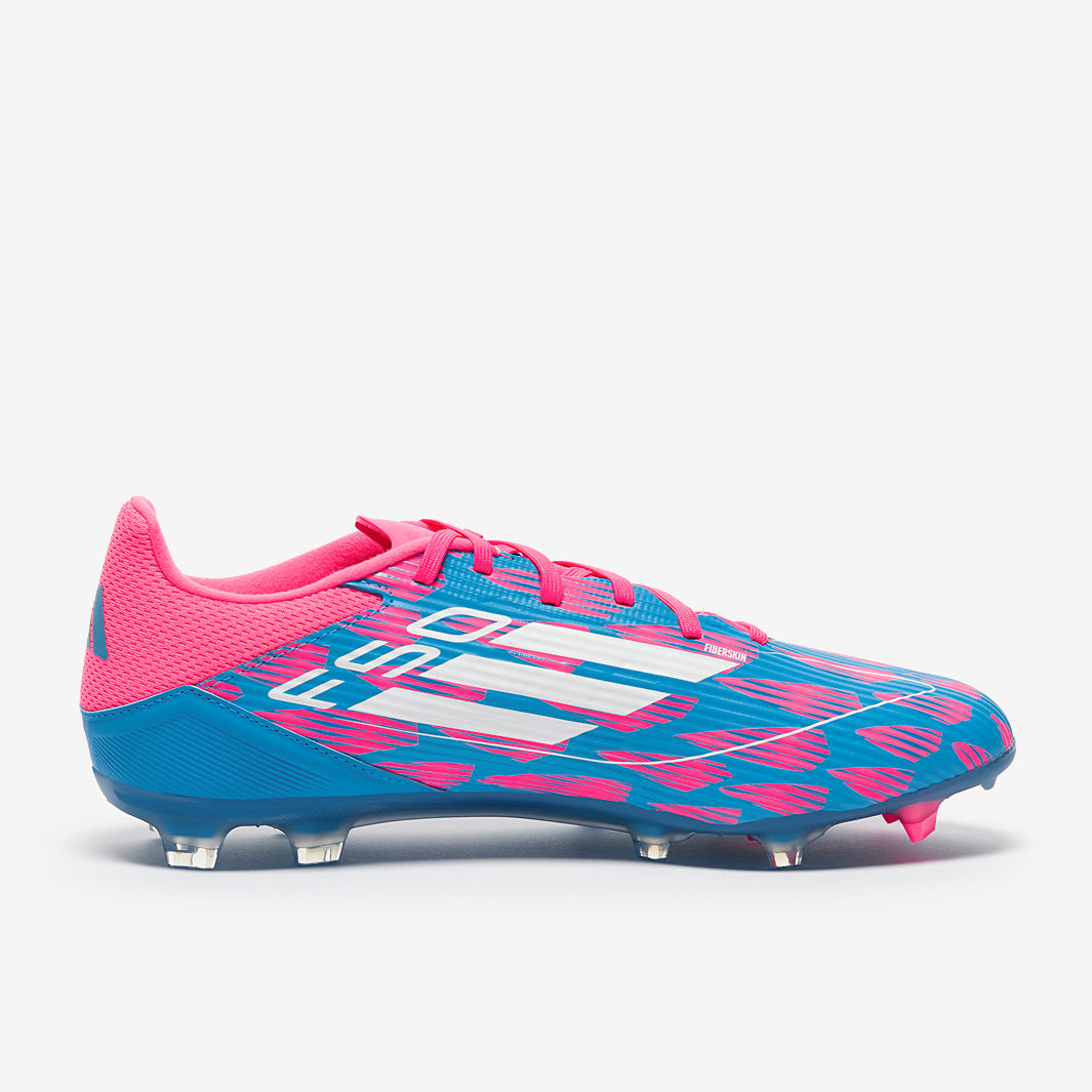 adidas F50 サッカーシューズ ピンク/ブルー F50_Pro_Laceless_Firm_Ground_S