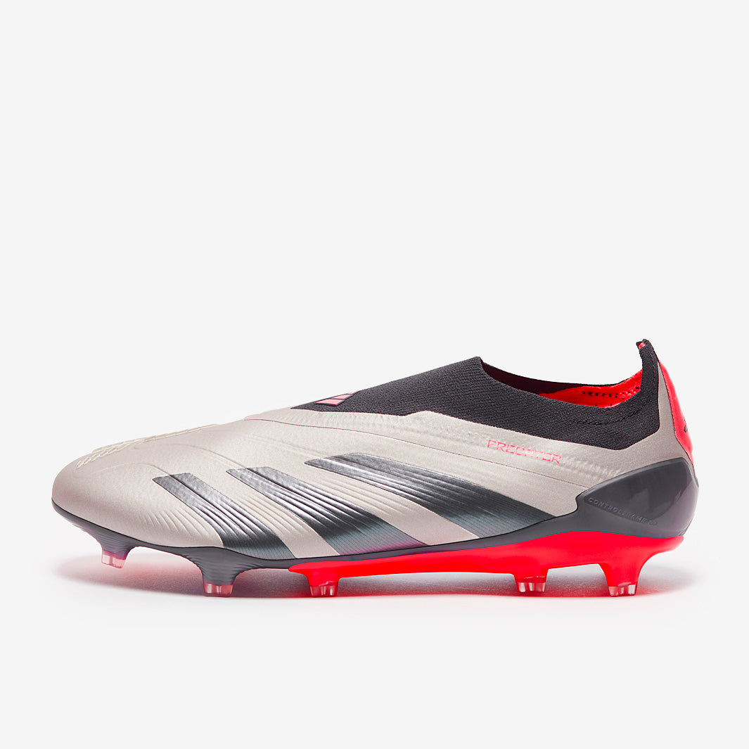 adidas Predator Elite Laceless Firm Ground - PlatIndoor Met/Aurora
