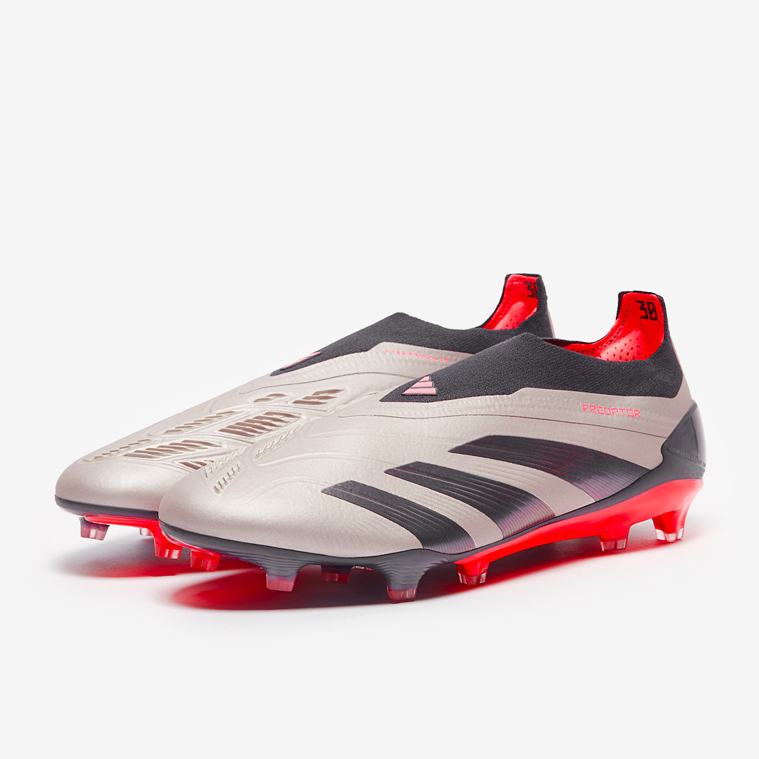 adidas Predator Elite Laceless Firm Ground - PlatIndoor Met/Aurora