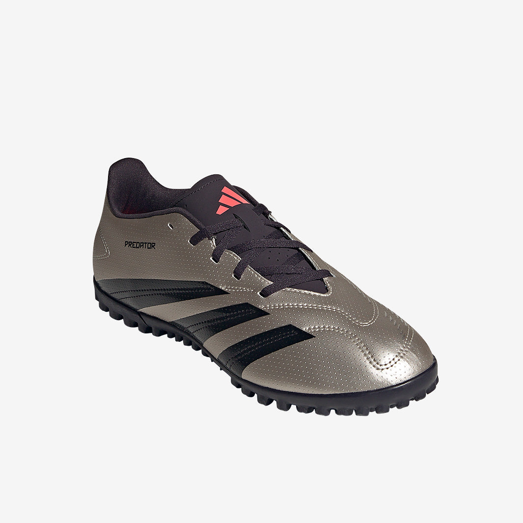 adidas Predator Club Turf - PlatIndoor Met/Aurora Black/Turbo