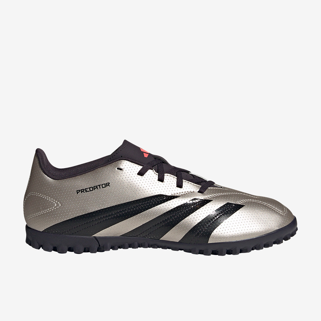adidas Predator Club Turf - PlatIndoor Met/Aurora Black/Turbo