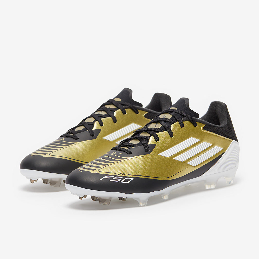 adidas F50 x Messi League Firm Ground/Mixed Ground - Gold Met/Ftwr