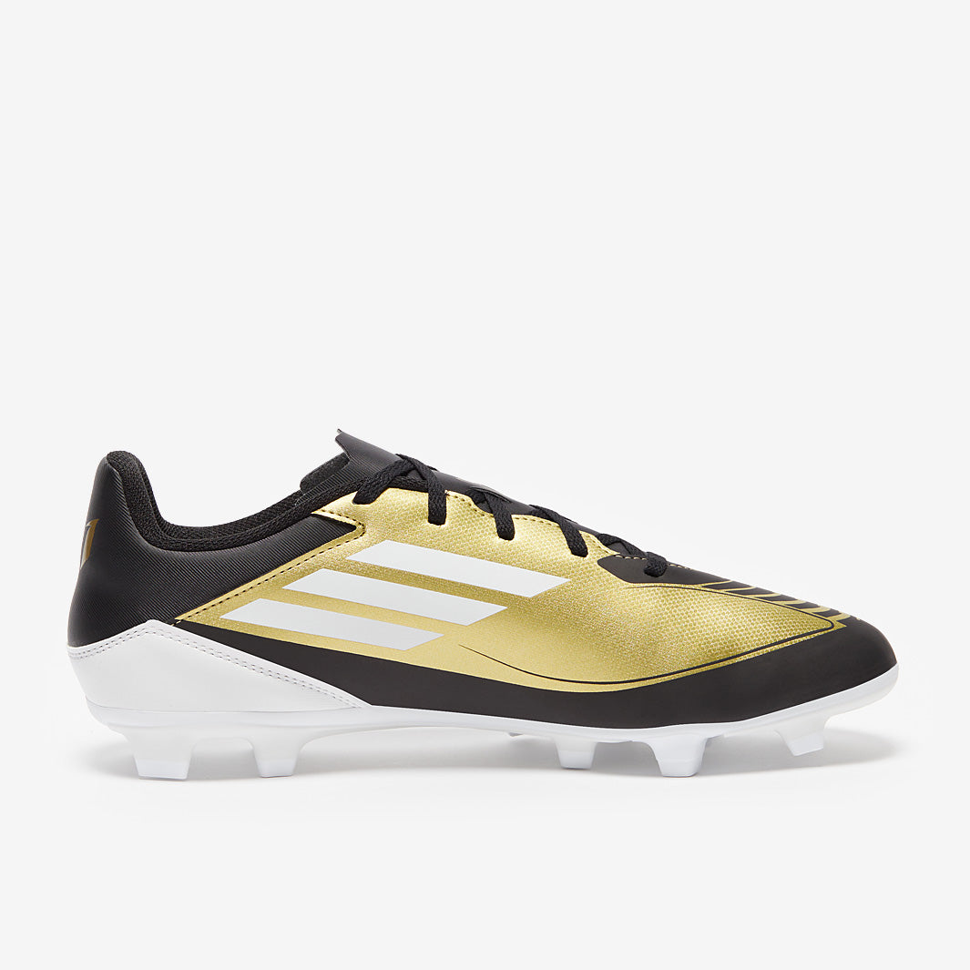 adidas F50 x Messi Club Firm Ground - Gold Met/Ftwr White/Core
