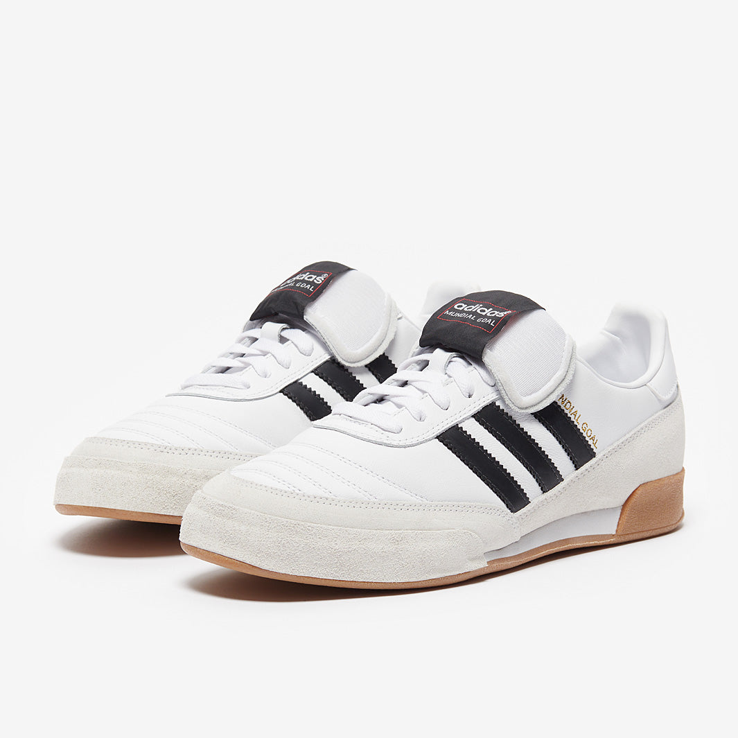 新品未使用品　adidas Mundial Goal ブラック/ホワイト adidas Mundial Goal - White/Black - Adult Cleats