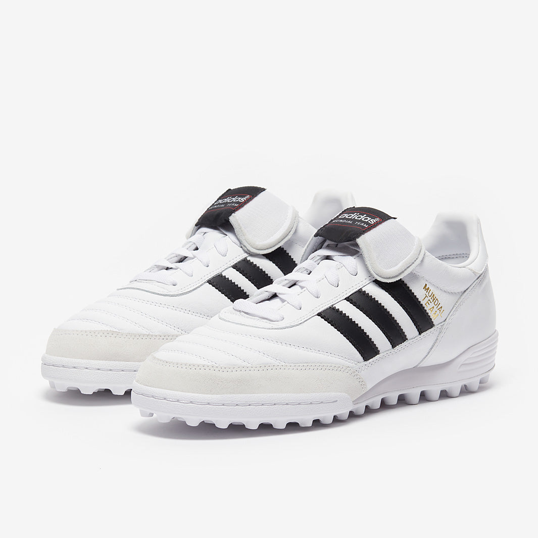 adidas Mundial Team - White/Black - Adult Cleats