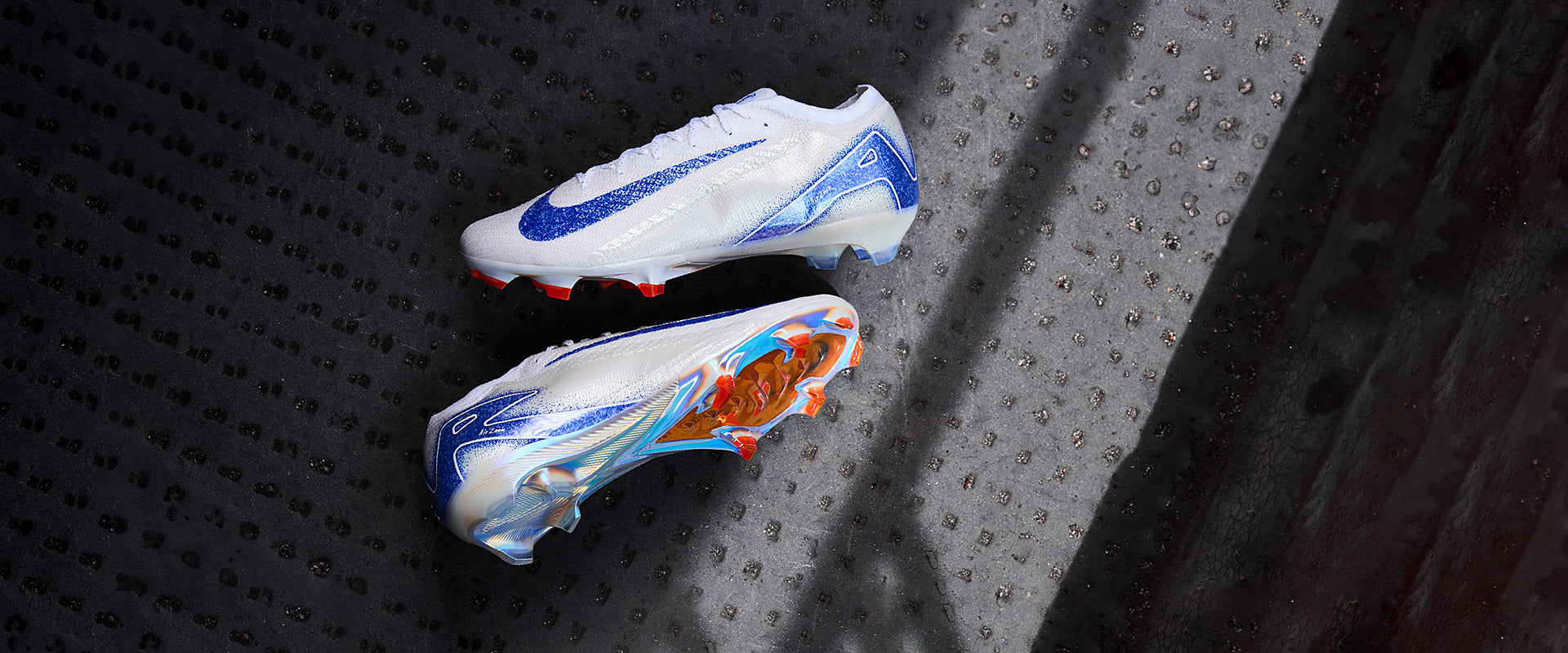 Nike Air Zoom スパイクシューズ ホワイト/ブルー 28.5 Nike Air Zoom Mercurial Superfly IX Academy IC - White/Baltic Blue