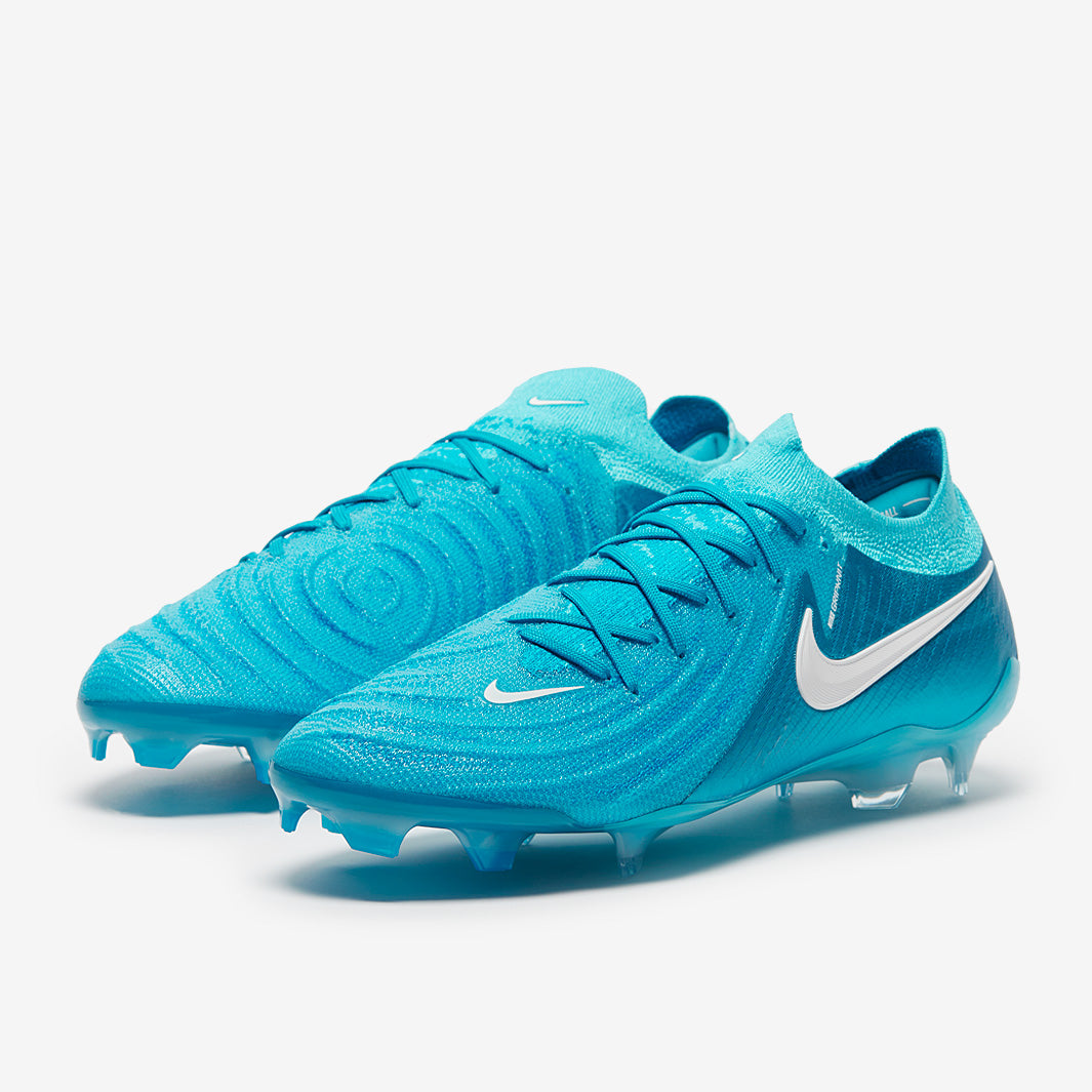 Nike Phantom GX II Elite Firm Ground - Blue Fury/White - Adult Boots
