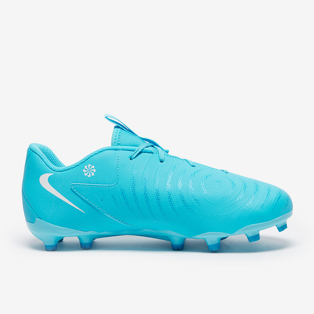 Nike サッカーシューズ アクアブルー FG Nike Kids Phantom GX II Academy Firm Ground/Mixed Ground - Blue