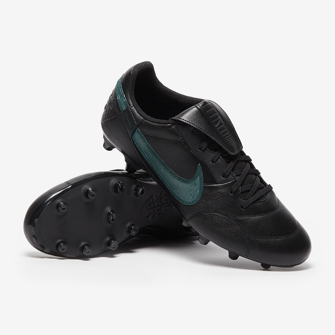 Nike The Premier III Firm Ground - Black/Black/Deep Jungle - Adult