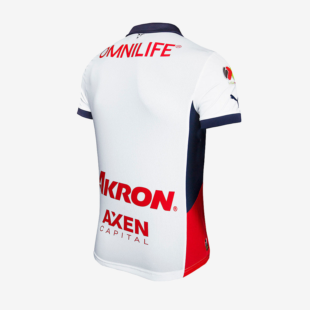Puma Chivas 24/25 Promo Away Jersey - Puma White - Mens Replica