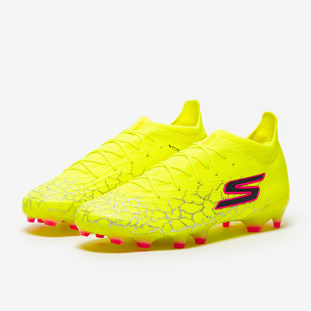 【SK】 Skechers SKX 01 Low Elite Firm Ground - Yellow/Black - Adult Boots