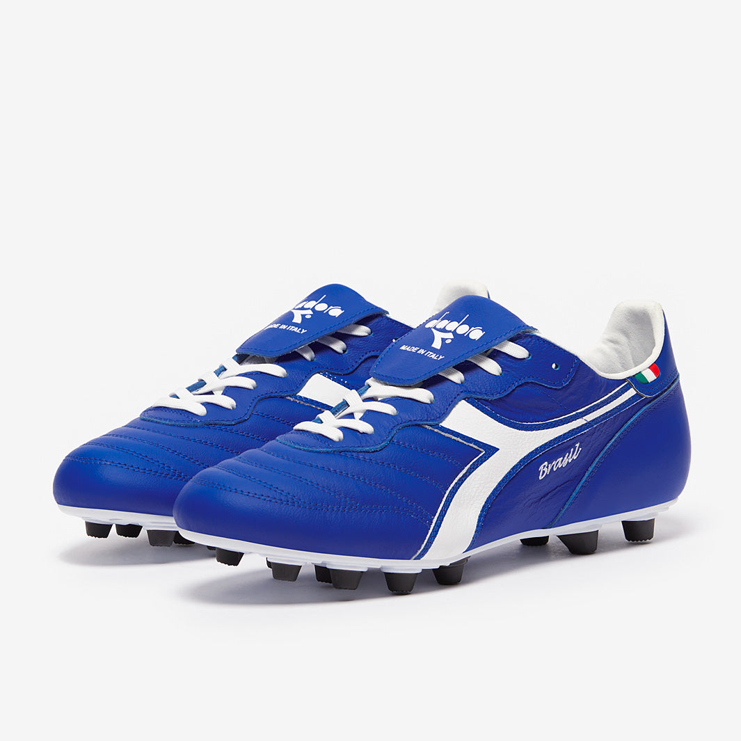 Diadora Brasil Made In Italy OG x 94 Firm Ground - Royal/White
