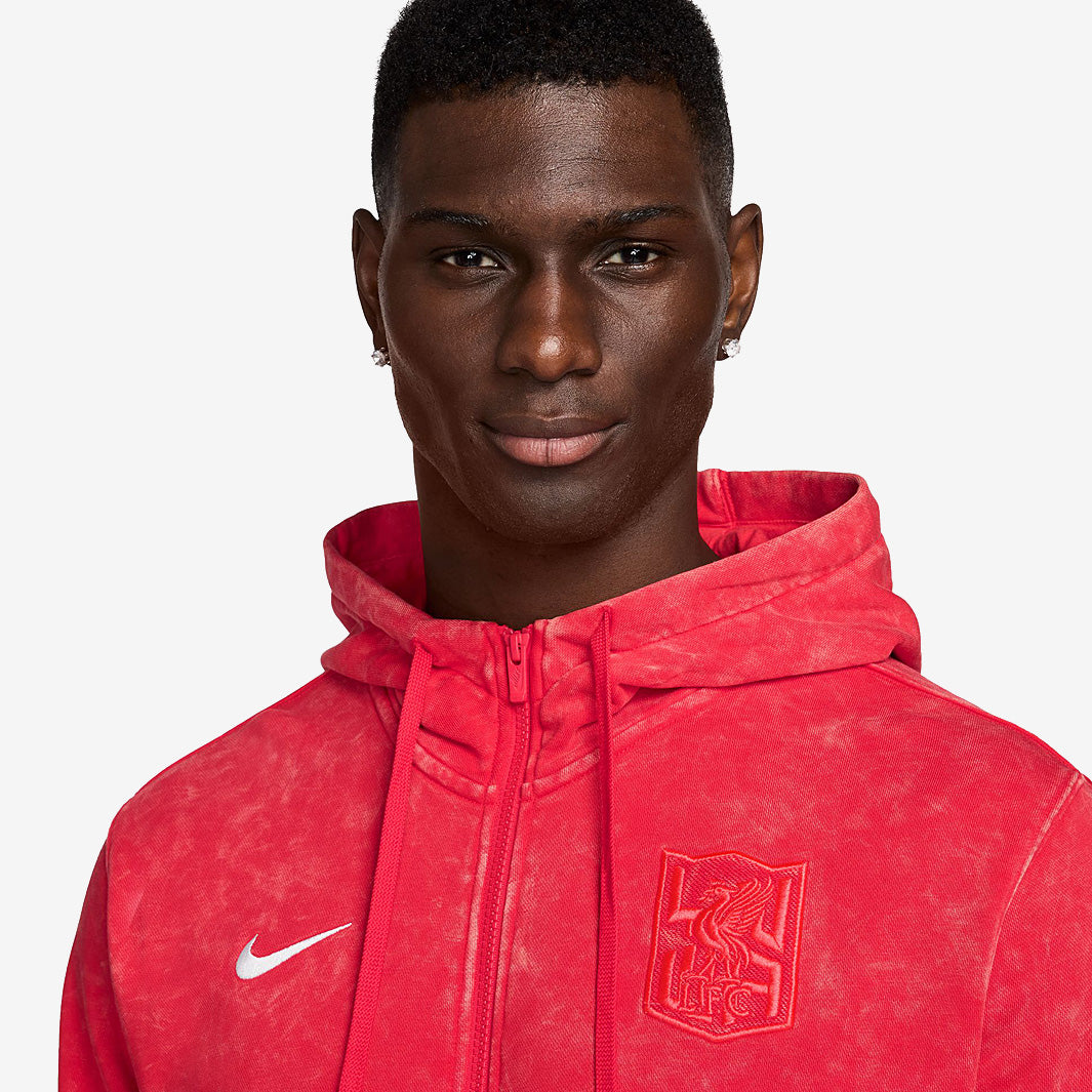 Nike Liverpool 24/25 Third Full Zip Hoodie - University Red/Black