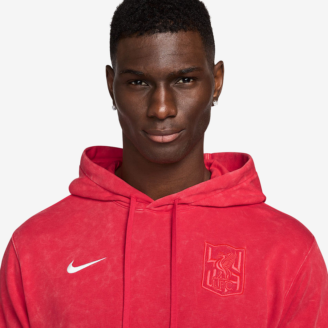 Nike Liverpool 24/25 French Terry Pullover Hoodie - University Red