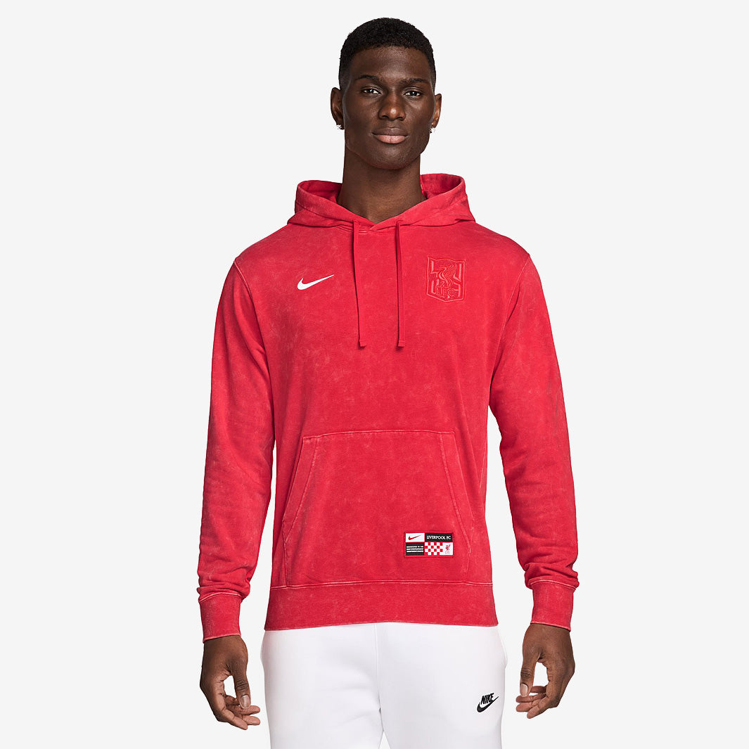 Nike Liverpool 24/25 French Terry Pullover Hoodie - University Red