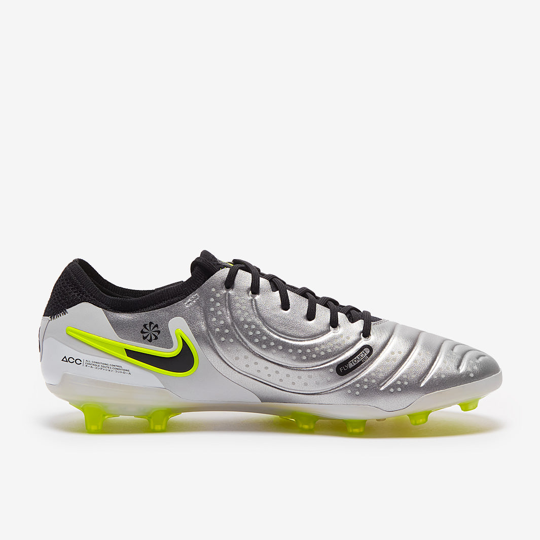 Nike Tiempo Legend X Elite AG-Pro - Metallic Silver/Black/Volt