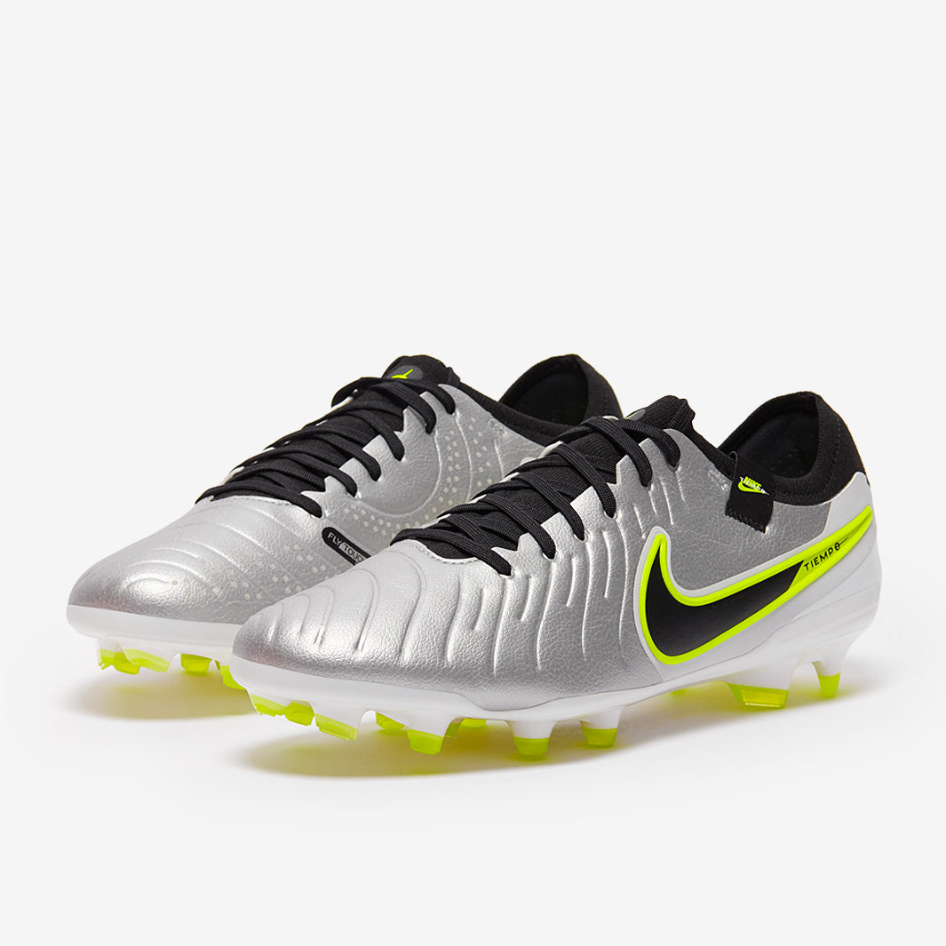 NIKE Tiempo Legend Ⅴ PREM FG 28cm Nike Tiempo Legend X Pro Firm Ground - Metallic Silver/Black/Volt
