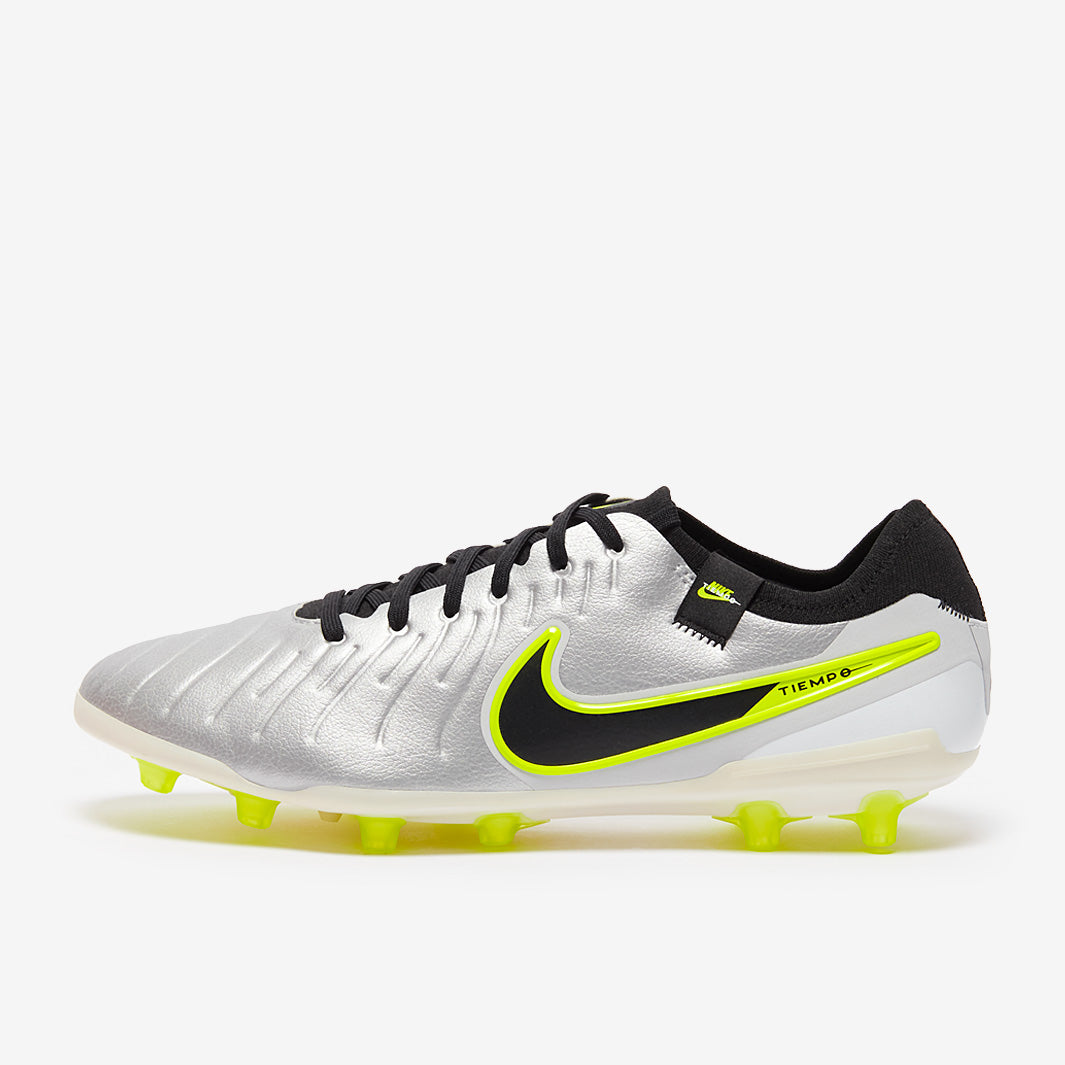 Nike Tiempo Legend X Pro AG - Metallic Silver/Black/Volt - Adult Boots
