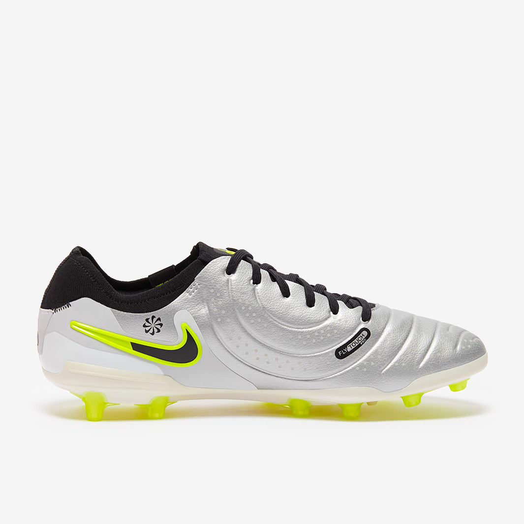 Nike Tiempo Legend X Pro AG - Metallic Silver/Black/Volt - Adult Boots