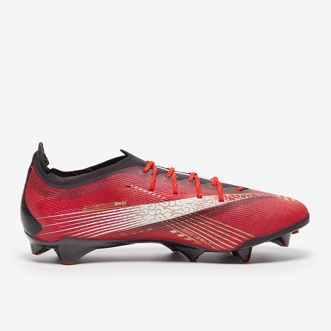 Puma Ultra fg/ag サッカーシューズ ブラック/レッド24.5cm PUMA ウルトラ サッカーシューズ レッド Puma Ultra fg/ag サッカー