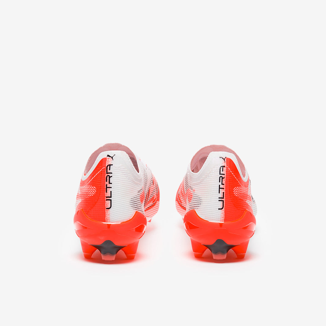 Puma Ultra 5 Ultimate FG - Puma White/Puma Black/Glowing Red