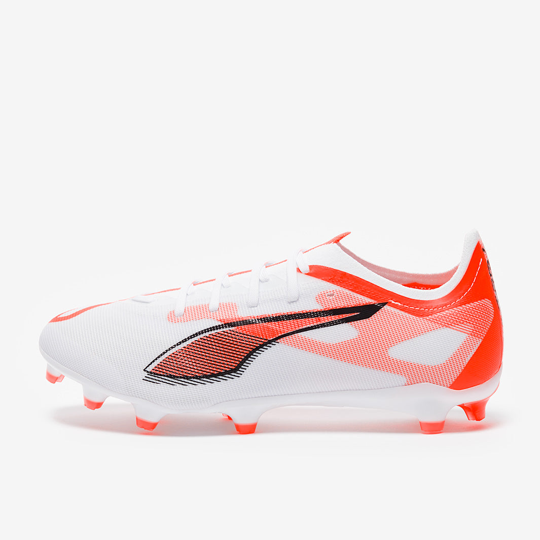 Puma Ultra 5 Match FG/AG - Puma White/Puma Black/Glowing Red