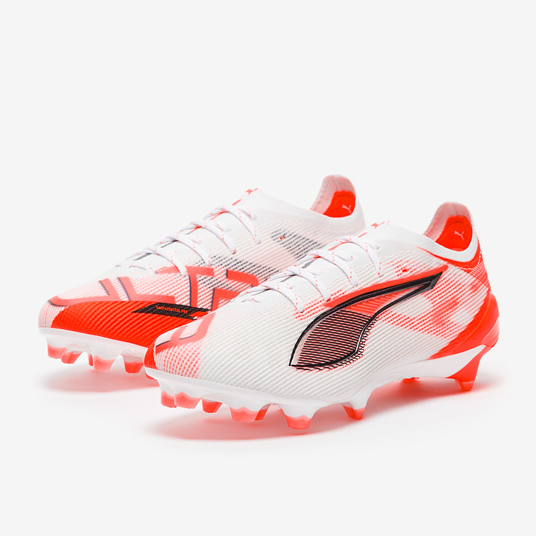 Puma Womens Ultra 5 Ultimate FG - Puma White/Puma Black/Glowing
