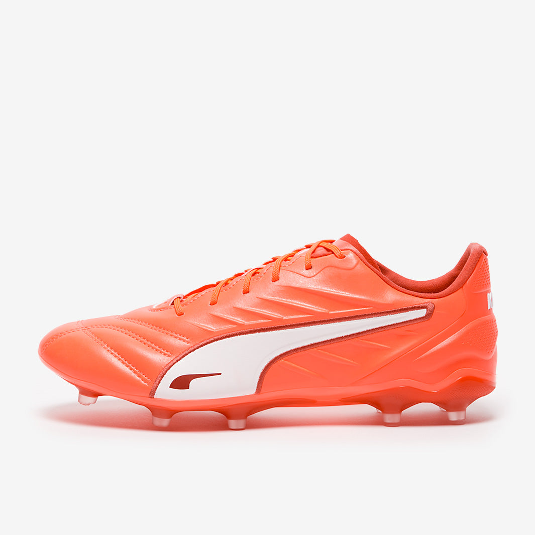 Puma King Pro FG/AG - Glowing Red/Puma White/Red Fire - Adult Boots