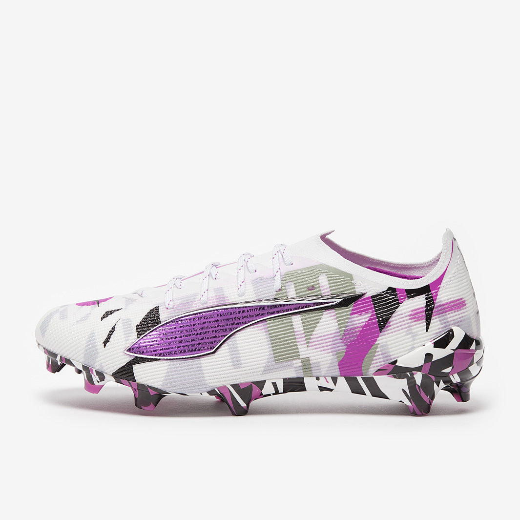 Puma Ultra 5 Ultimate Forever FG - Puma White/Pure Magenta/Feather