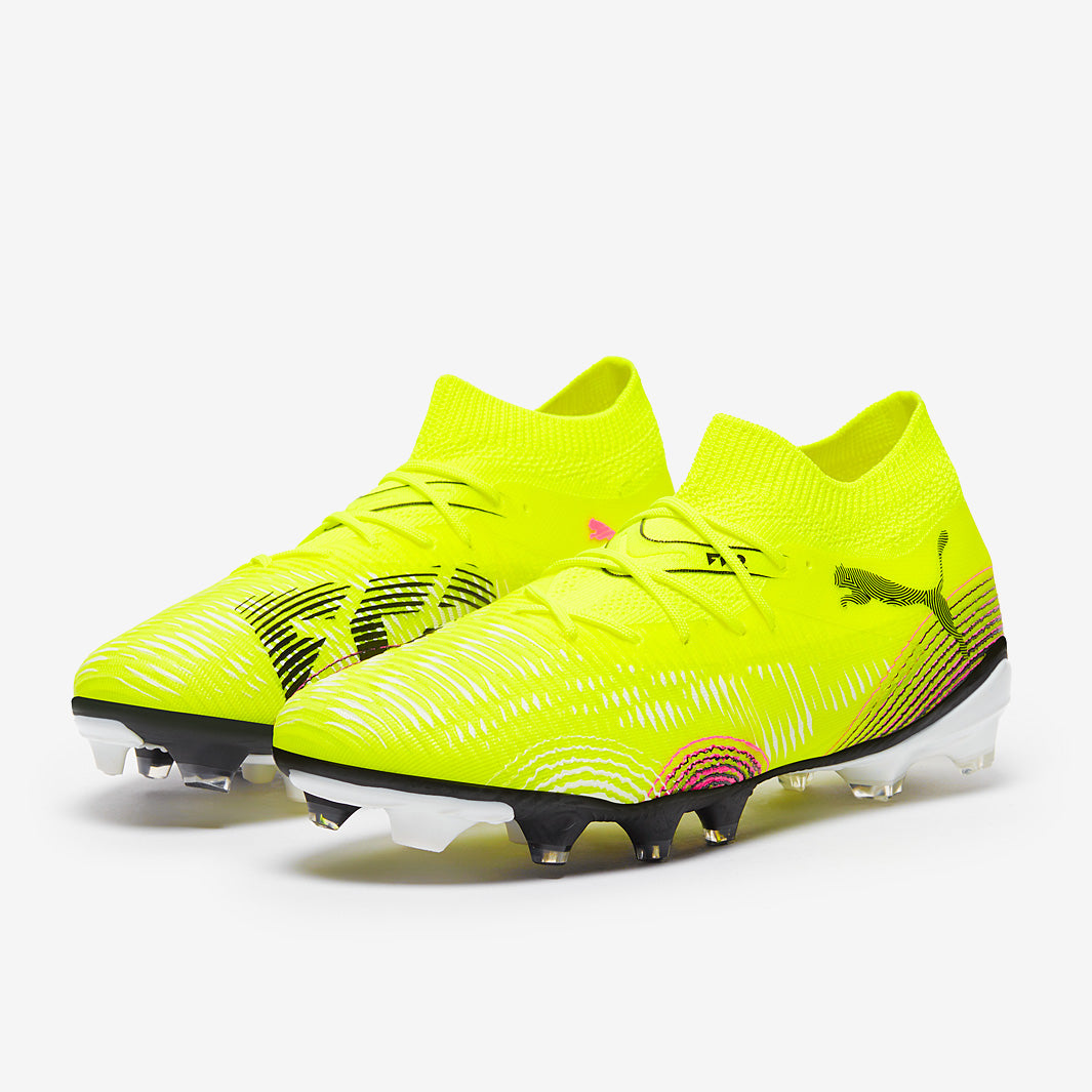 Puma サッカーシューズ イエロー/グレー27.5 Puma Future Ultimate Firm Ground Soccer Cleats in Yellow / Grey