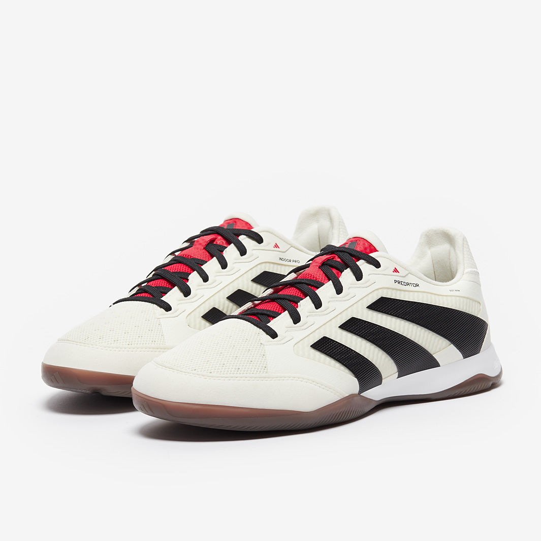 adidas Predator サッカーシューズ ホワイト/レッド/ブラック adidas-mens-predator-league-