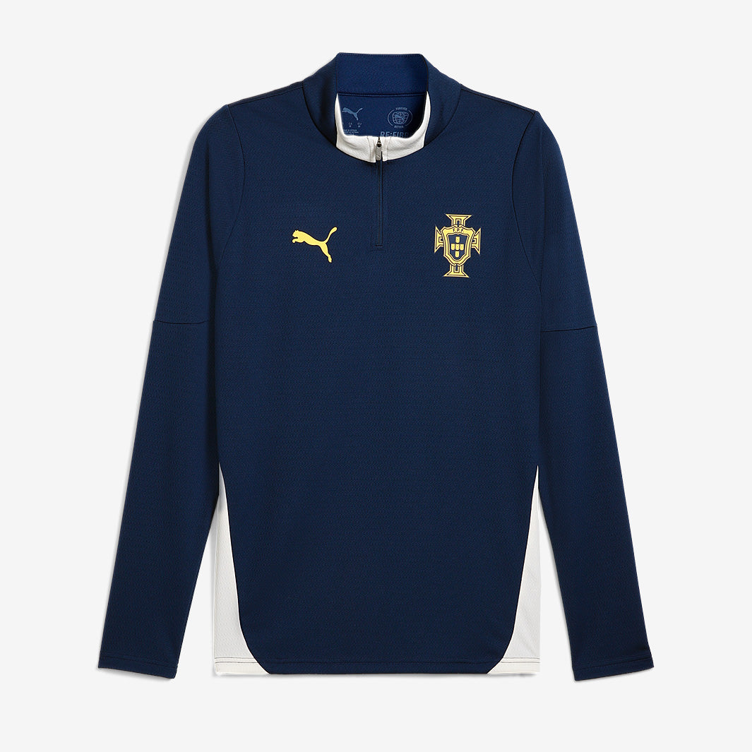 【未使用】joma　ホマ　アタランタ　トレーニングトップ　長袖　L　ブルー Puma Portugal 2025 1/4 Zip Training Top - Persian Blue/Sugared