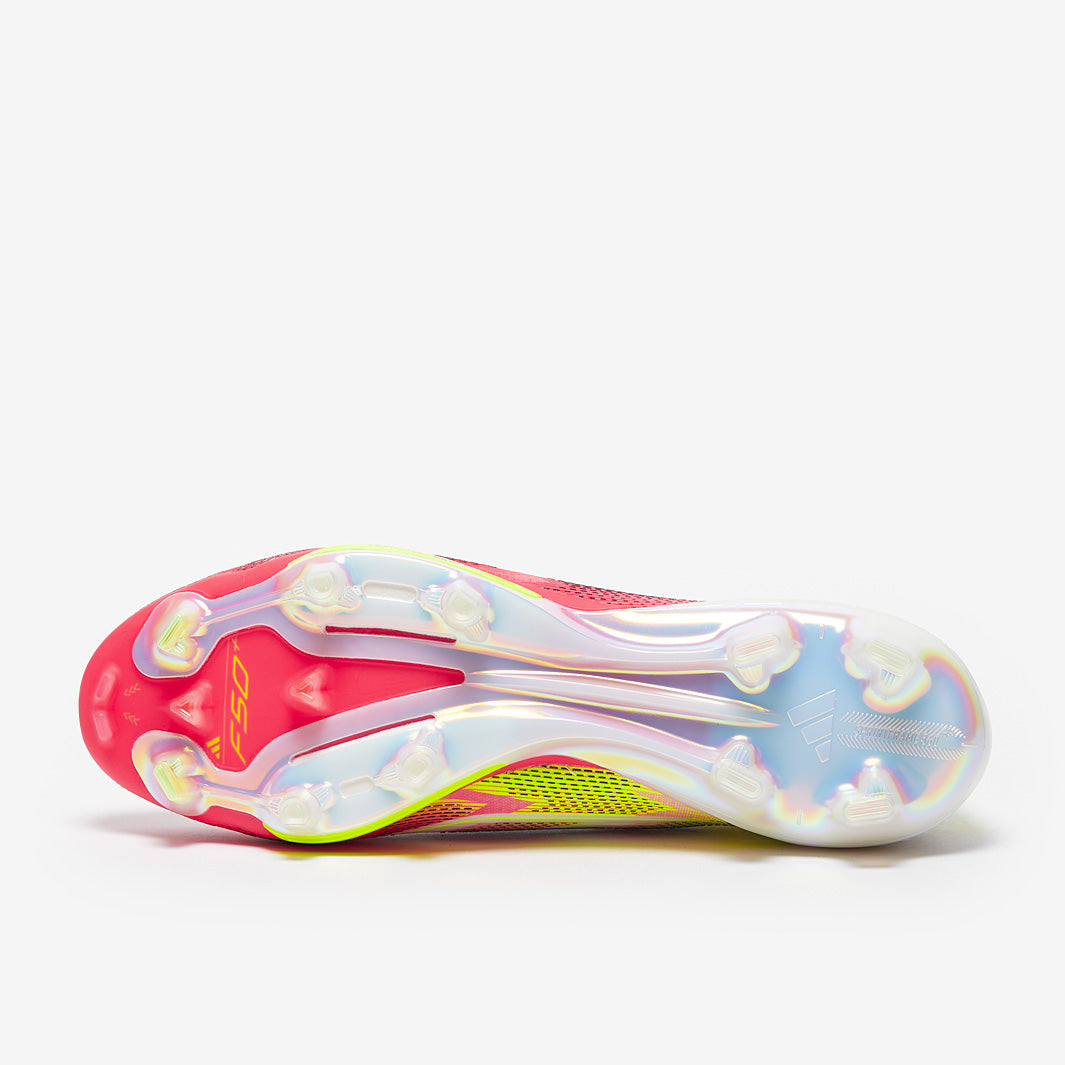 シューズ adidas F50+ FG adidas F50+ Firm Ground - Purple Rush/Ftwr White/Lucid Lemon