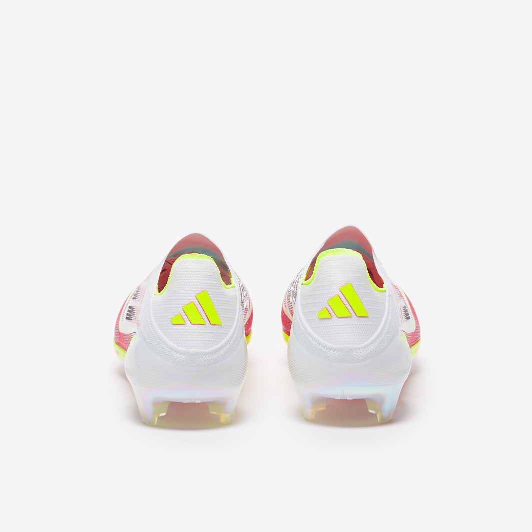 adidas F50+ Firm Ground - White/Black/Solar Yellow - Adult Cleats