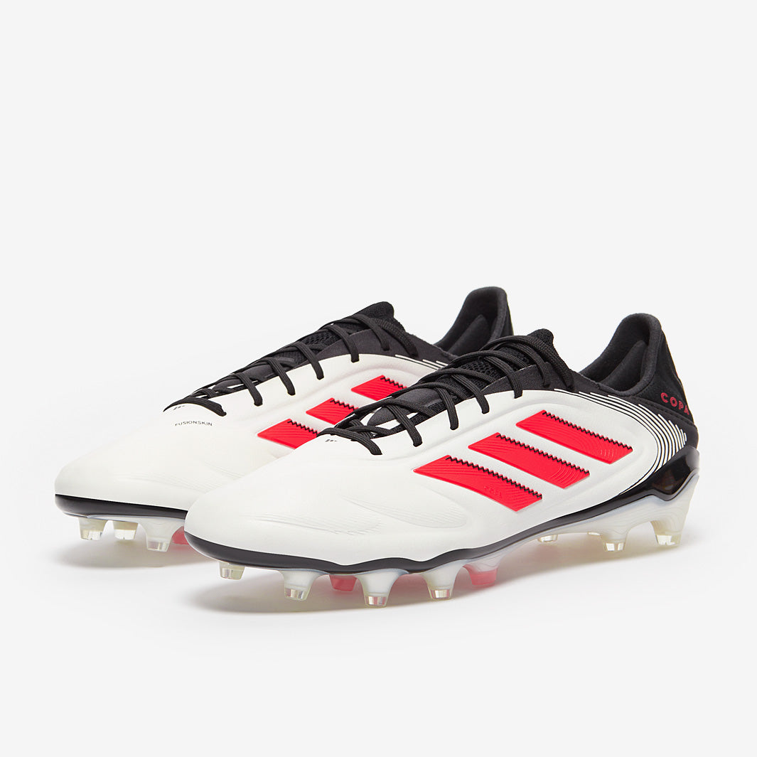 adidas Copa Pure III Elite Firm Ground - White/Lucid Red/Black