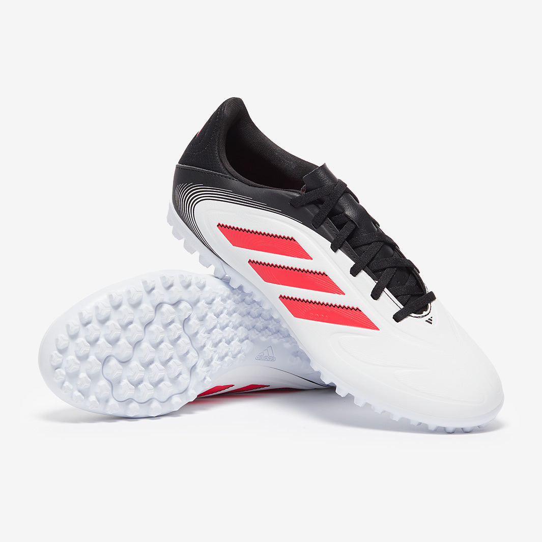 アディダス Adidas copa pure3 pro tf 27cm adidas Copa Pure III Club Turf - White/Lucid Red/Black - Adult Cleats
