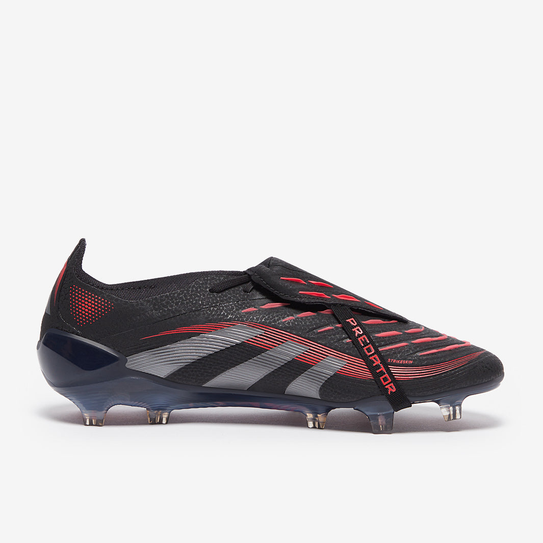 adidas Predator Elite Tongue Firm Ground - Black/Grey Four/Lucid