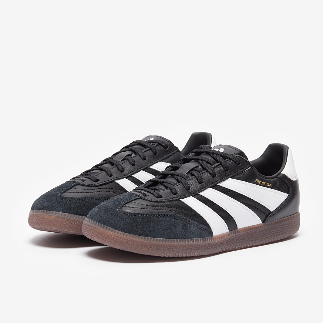 adidas Predator Freestyle - Black/White/Gold Met. - Adult Cleats