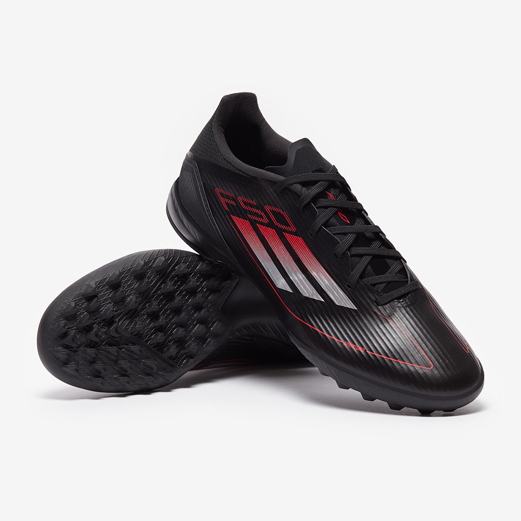 シューズ F50 LEAGUE TF 26cm adidas F50 League Turf - Black/Iron Met./Lucid Red - Adult Cleats