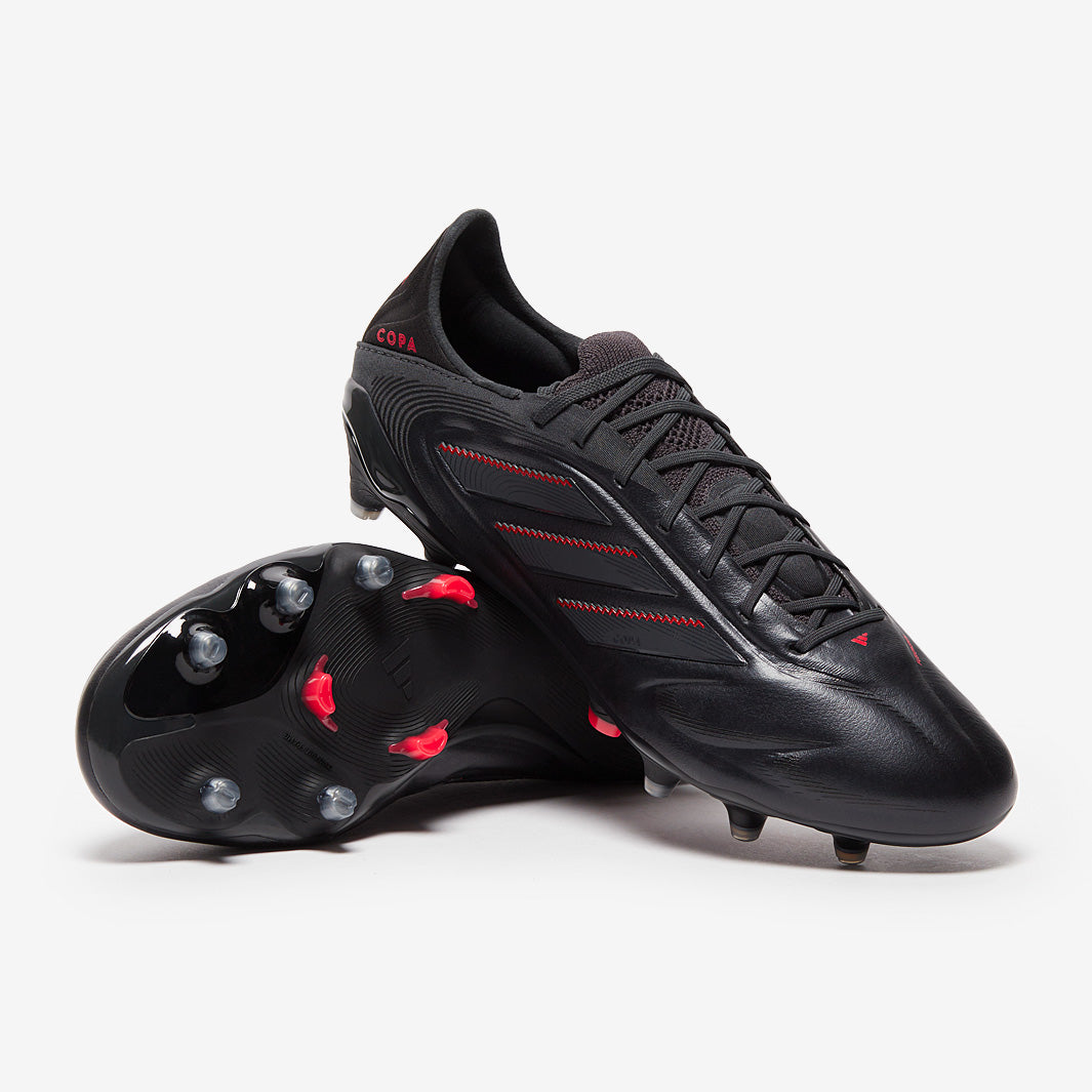 adidas Copa Pure III Elite Firm Ground - Black/Carbon/Lucid Red