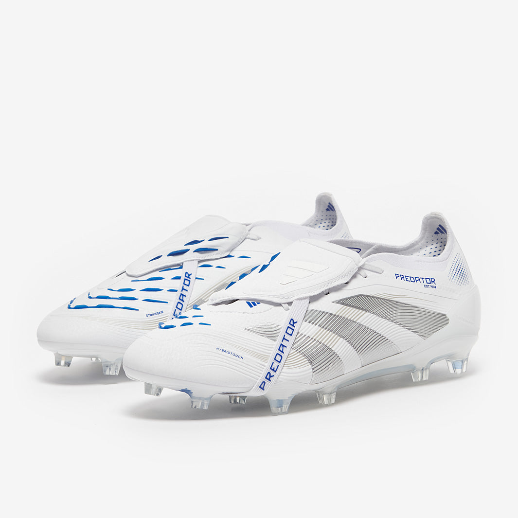 adidas Predator Elite Tongue Firm Ground - White/Silver Met