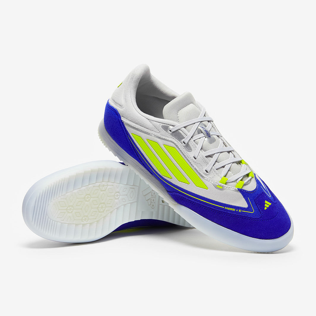 adidas F50 Freestyle x Messi - Silver Met./Solar Yellow/Lucid Blue
