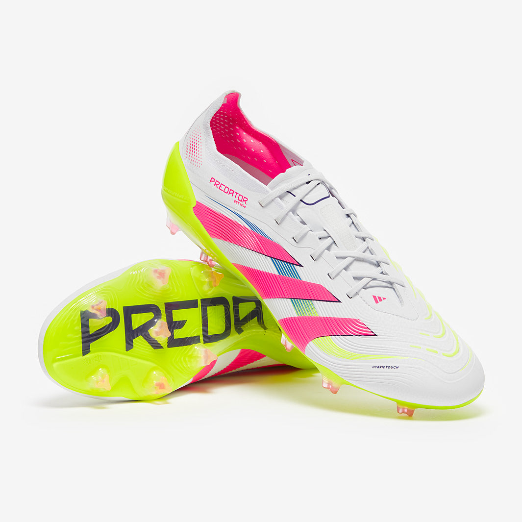 A様　アディダス　Predator Elite L SG 28.0 adidas Predator Elite Laceless Firm Ground - PlatIndoor Met/Aurora