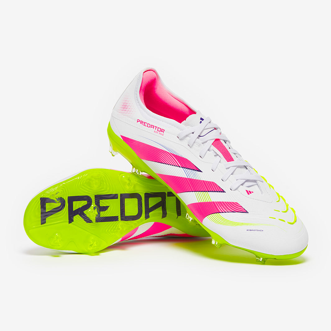 adidas Predator サッカーシューズ ホワイト/ピンク/グリーン adidas Predator Pro 25 FG - SoccerWorld - SoccerWorld
