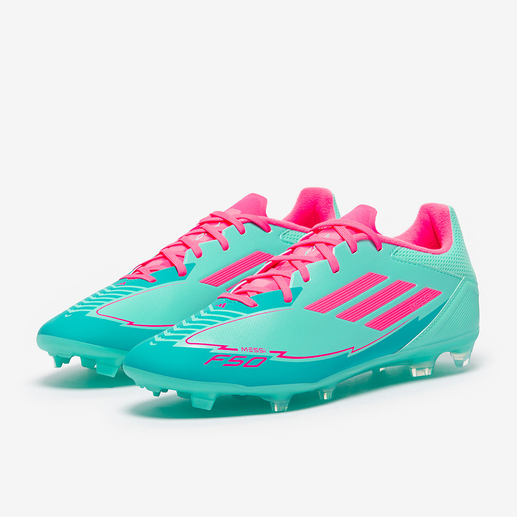 adidas F50 League x Messi Firm Ground/Mixed Ground - Flash Aqua