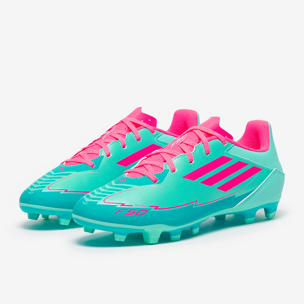 adidas F50 Club x Messi Firm Ground/Mixed Ground - Flash Aqua