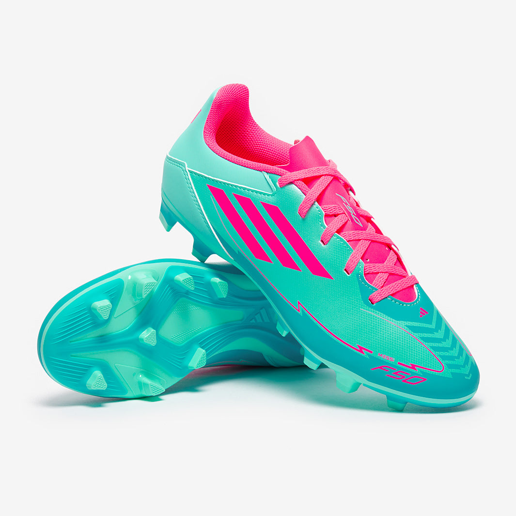 adidas F50 Club x Messi Firm Ground/Mixed Ground - Flash Aqua