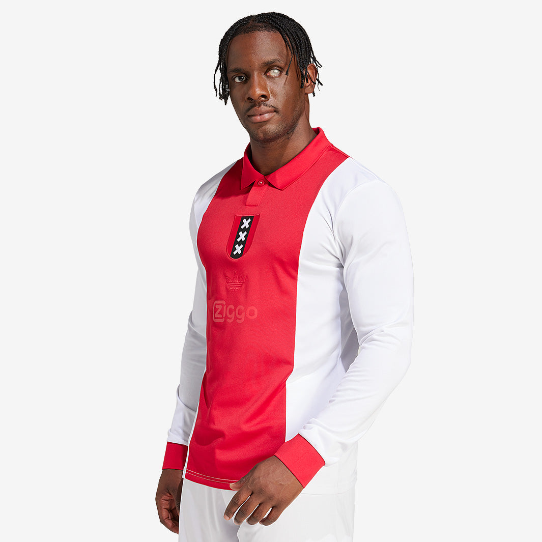 adidas Originals Ajax 125th Anniversary Jersey - White - Mens Replica