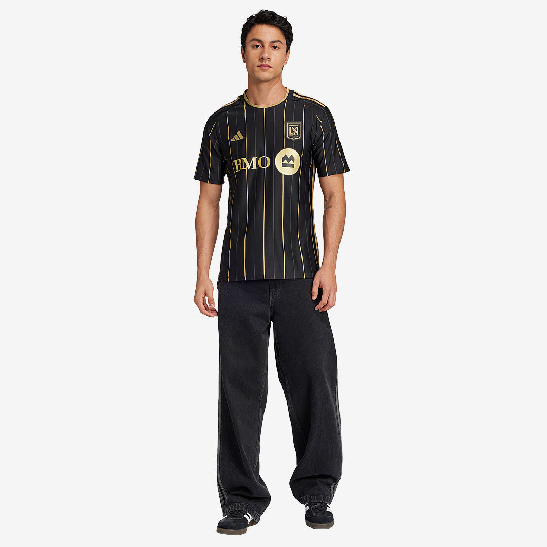 adidas Los Angeles FC 2025 Home Shirt - Black - Mens Replica